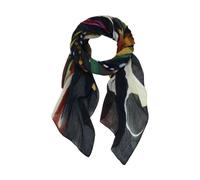 Desigual - Bufanda ligera con estampado de colores - Accessories - Mujer - Negro - ONE SIZE -