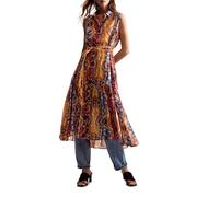 Desigual Bugs Lacroix Dress, Acabados del Material:, L Women's