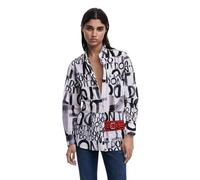 Desigual CAM_DEMÉTER T-Shirt, Negro, XL Women's