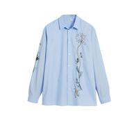 Desigual Camisa azul / mezcla de colores S azul / mezcla de colores