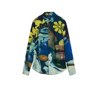 Desigual Camisa azul / mezcla de colores S azul / mezcla de colores