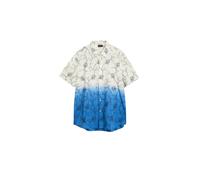 Desigual Camisa azul / negro / blanco L azul / negro / blanco
