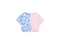 Desigual Camiseta azul neon / rosa / blanco 122-128 azul neon / rosa / blanco