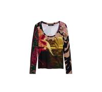Desigual Camiseta capuchino / oliva / rojo / negro XL capuchino / oliva / rojo / negro