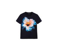 Desigual Camiseta crema / azul / negro XS crema / azul / negro