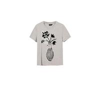 Desigual Camiseta de Manga Corta de Punto para Mujer, Negro, S