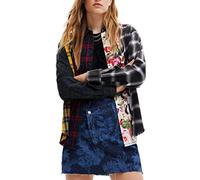 Desigual Camiseta de Manga Larga, Material de Acabados, M para Mujer