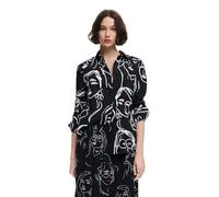 Desigual Camiseta de Manga Larga para Mujer Blouse Mujer (Pack de 1)