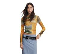 Desigual Camiseta de Manga Larga para Mujer Camiseta Mujer (Pack de 1)