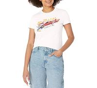 Desigual Camiseta de Mujer, Blanco, S