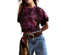 Desigual Camiseta Manga Corta de la colección Mujer, Rosa Oscuro, M