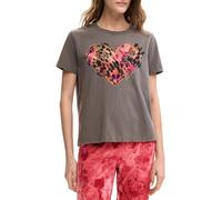 Desigual Camiseta Manga Larga de la colección Mujer, Gris, S