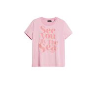 Desigual Camiseta 'Message' albaricique / rosa XS albaricique / rosa