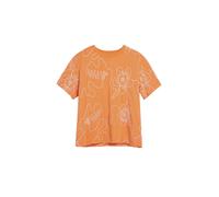 Desigual Camiseta naranja / blanco XL naranja / blanco