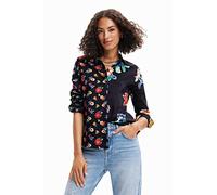 Desigual Camiseta para Mujer, Negro, S