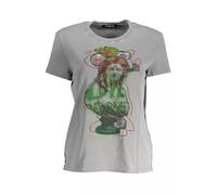 Desigual Camiseta para Mujer Sinna, Ópalo/Verde/Rojo/Amarillo, M