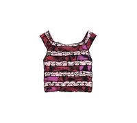 Desigual Camiseta rosé / rojo moteado / negro XS rosé / rojo moteado / negro
