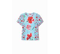 Desigual Camiseta TS_Daisy para niña, Azul, 10 años