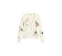 Desigual Cárdigan azul oscuro / negro / blanco L EUR