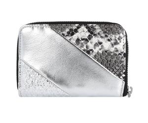 Desigual Cartera 14.5 cm color plata