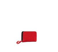 Desigual Cartera de Mujer Mone Alpha Maya Tri-Fold, Rojo, 12