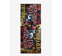 Desigual Chal azul / amarillo / rojo / negro One Size azul / amarillo / rojo / negro