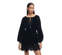 Desigual Chaleco Columbus, 2000 Negro, L, Negro, L