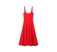 Desigual Chaleco haria Vestido, Rojo, L para Mujer
