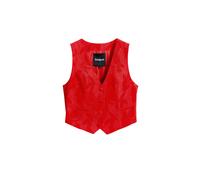 Desigual Chaleco para traje rojo, Talla 40