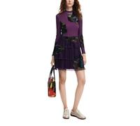 Desigual Chaleco PENSEE_LACROI, 3048 Lila FLANDES, L, Rojo, L