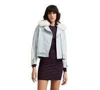 Desigual Chaq_Houston 5007 Denim Light Chaqueta, Azul, XL para Mujer