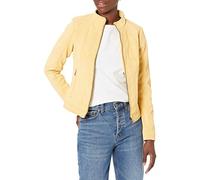 Desigual Chaq_mar Chaqueta de Piel sintética, Amarillo, XS Mujeres