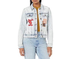 Desigual Chaq_Patch Mi, 5053 Denim Chaqueta, Azul, S para Mujer