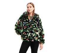 Desigual Chaqueta_Calis Woman Woven Fur, Verde, XL para Mujer