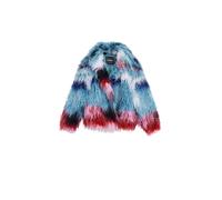 Desigual Chaqueta de entretiempo azul / azul oscuro / rojo XL azul / azul oscuro / rojo