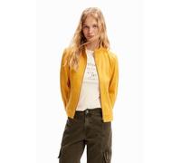 Desigual Jacket_Toronto Woman Woven PU Coat, Amarillo, XL Mujeres