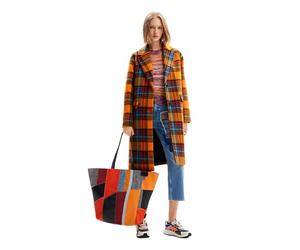 Desigual COAT_NAPOLES, 7002 Naranja, XS, naranja, XS