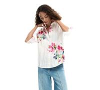 Desigual College T-Shirt, Blanco, L Women's