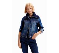 Desigual Condor Chaqueta Dim para Mujer, Azul, L