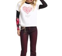 Desigual Cor T-Shirt, Color Blanco, L Women's