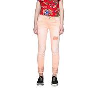 Desigual Cry Baby Denim Jeans para Mujer Rosa melocotón 36
