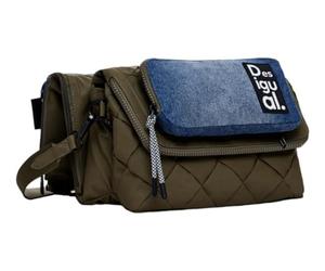 Desigual Cuerpo, Accesorios Bolso DE Nylon Across para Mujer, Green, One Size