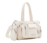 Desigual Damen Accessories - Bolso de mano de nailon, White, One size