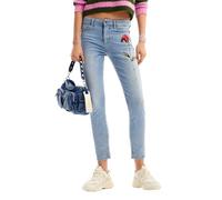 Desigual Denim_AINA, 5053 Denim Medium Wash, 40, Azul, 42