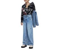 Desigual Denim_Denim, 5053 Denim Medium Wash, 3/4