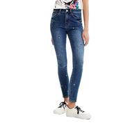 Desigual Denim_Mickey 5053 Pantalones Casuales, Azul, 38 para Mujer
