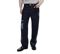 Desigual Vaquero azul oscuro / rojo / blanco 30 azul oscuro / rojo / blanco