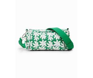 Desigual Desigual - Bandolera S textura flores de mujer. Verde oscuro Talla Talla única