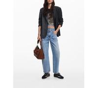 Desigual Desigual - Blazer asimétrica de mujer. Negro Talla 44