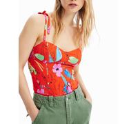 Desigual Body_Marlen 3090, Body De Las Mujeres, Red, XL